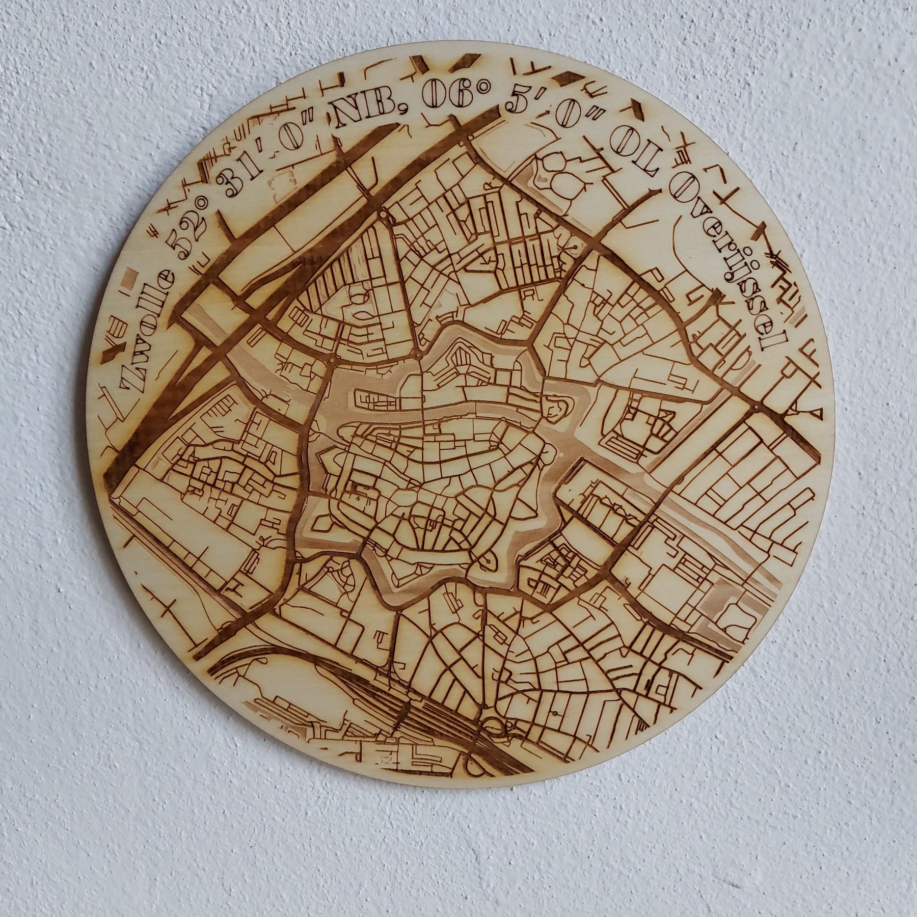 City Map Zwolle Rond