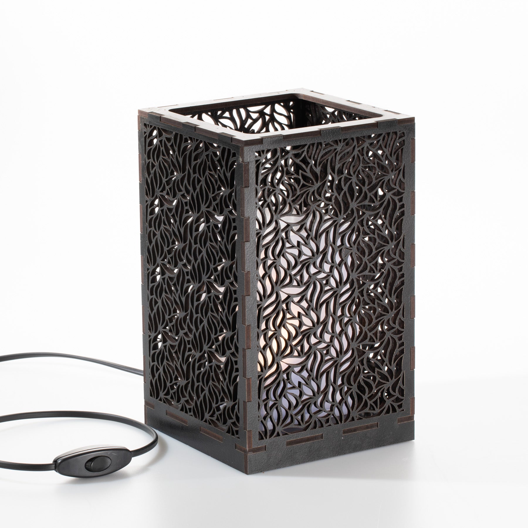 Sweet Home Trends® Box Lamp met Flying Leaves Patroon