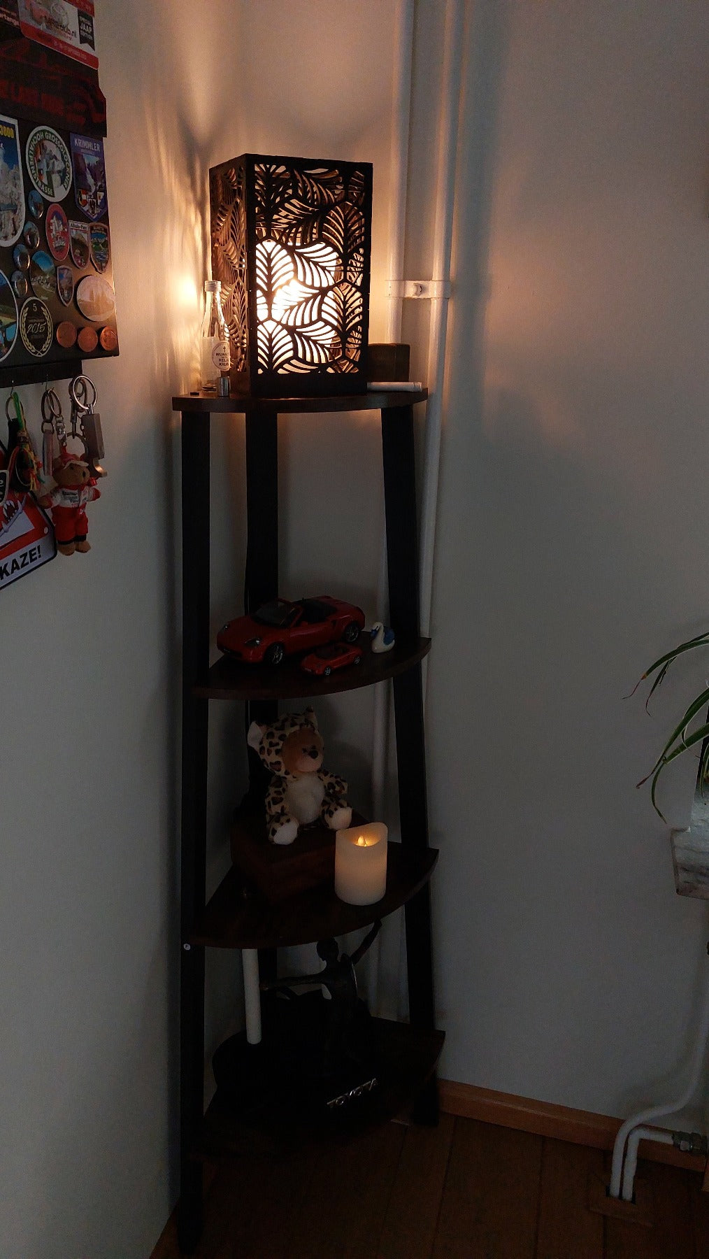 Sweet Home Trends® Box Lamp met Tropische bladeren
