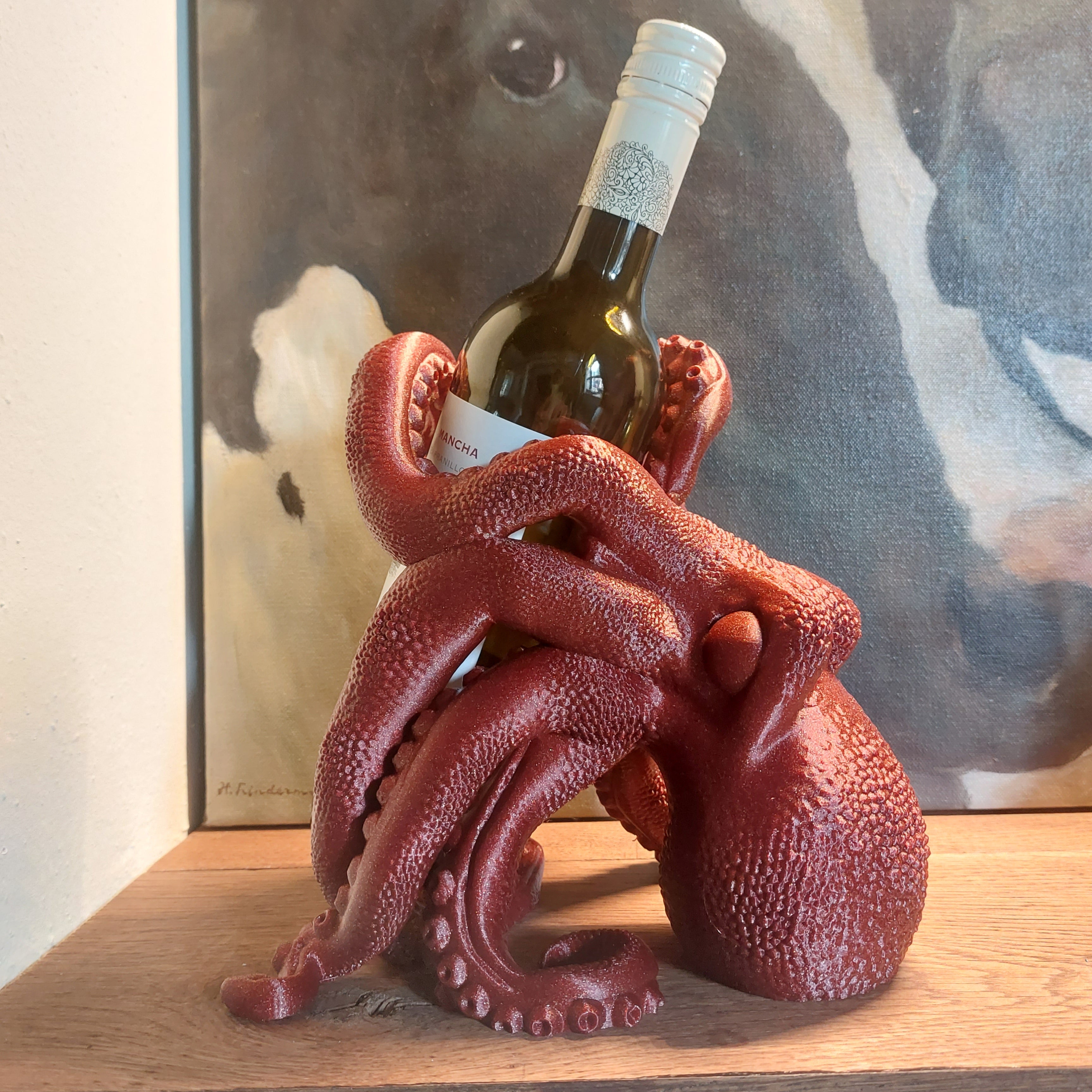 Octopus wine holder hot sale