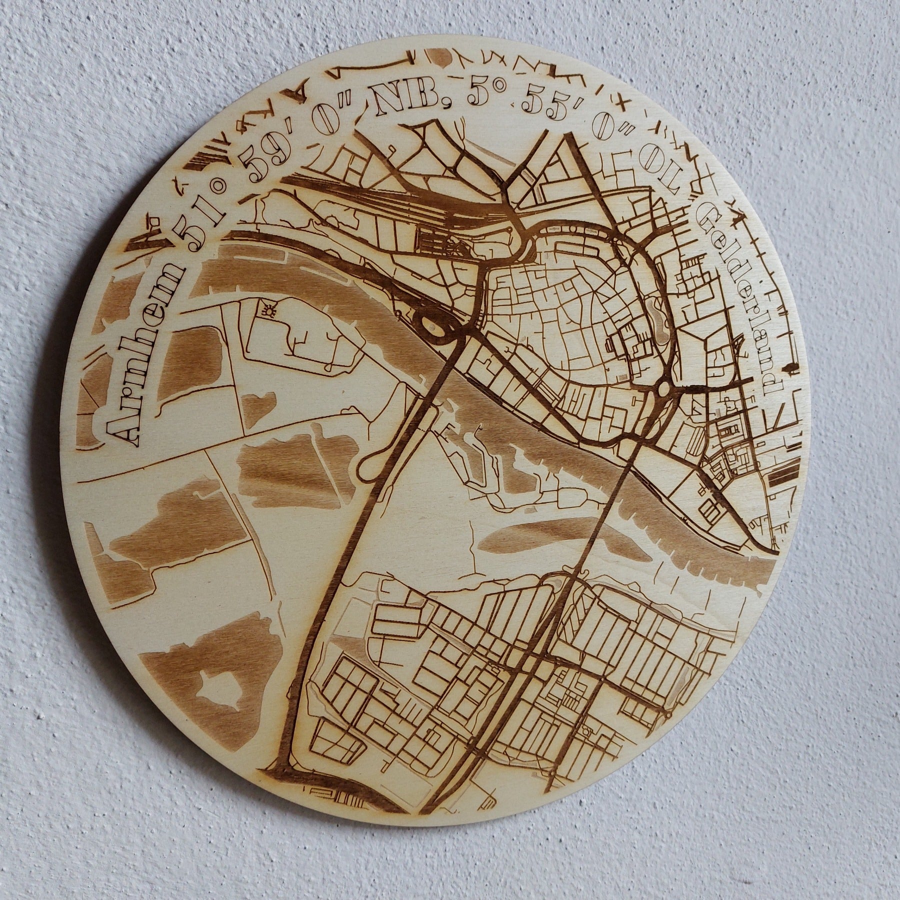 City Map Arnhem Rond