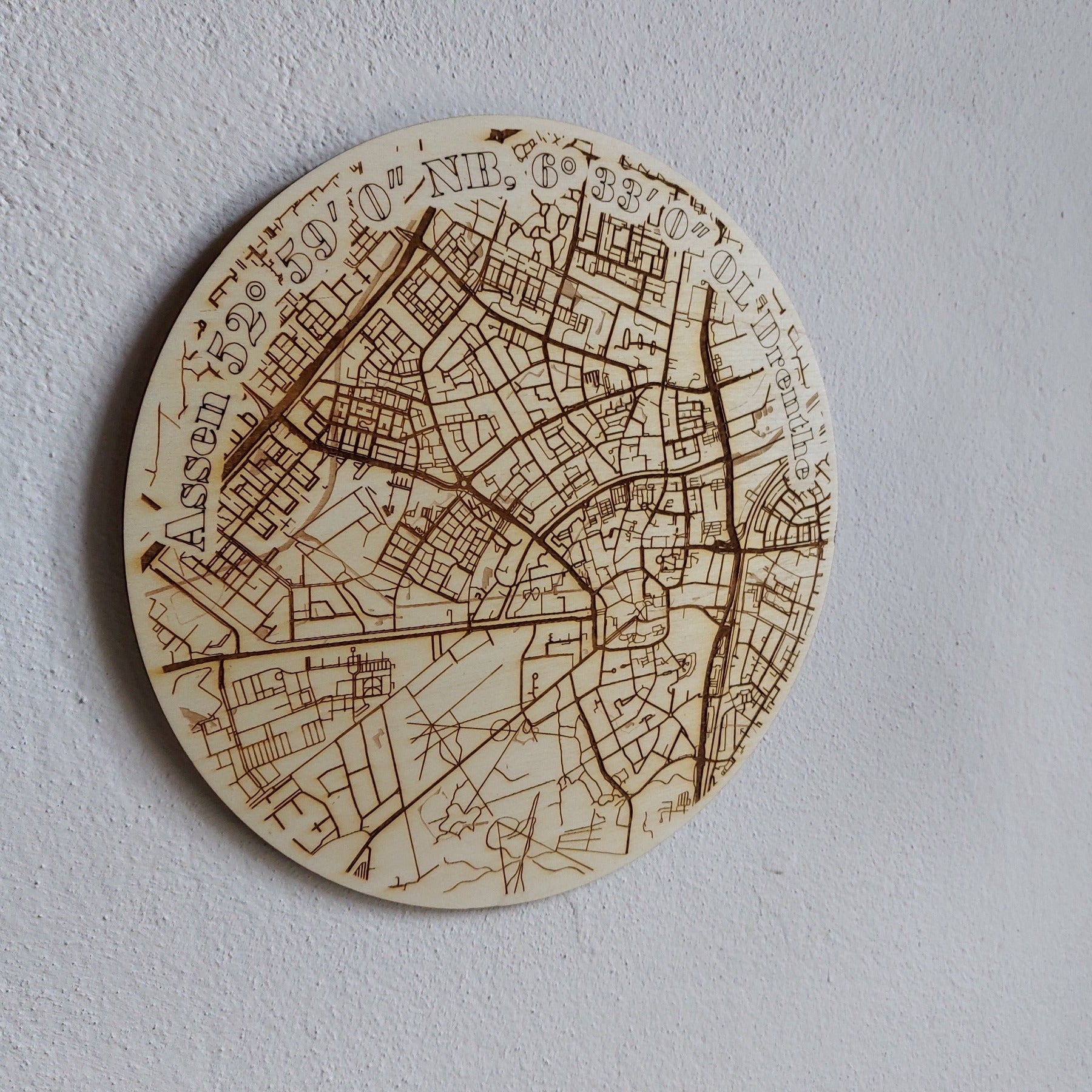 City Map Assen Round